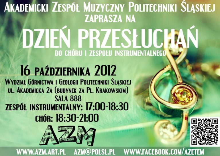 AZM zaprasza na dzień przesłuchań!