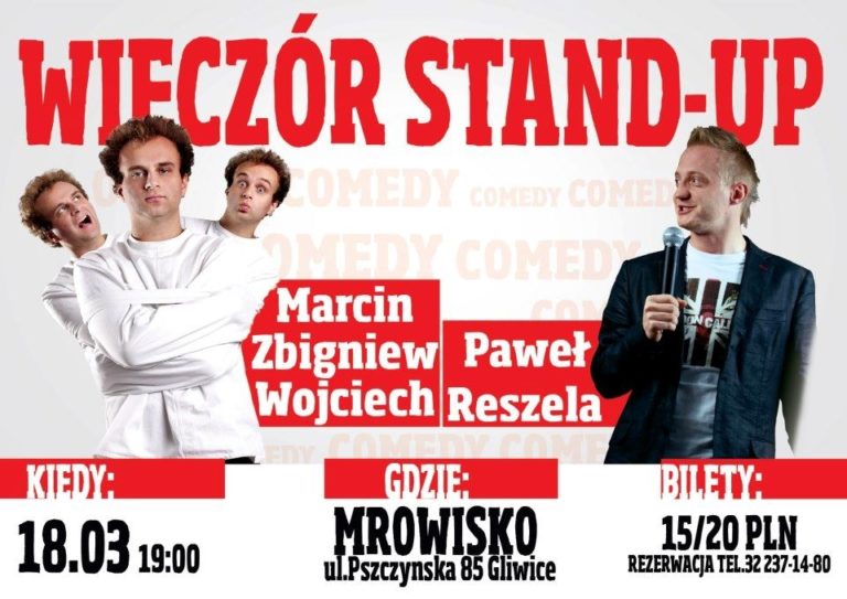 Wieczór stand-up w gliwickim Mrowisku!