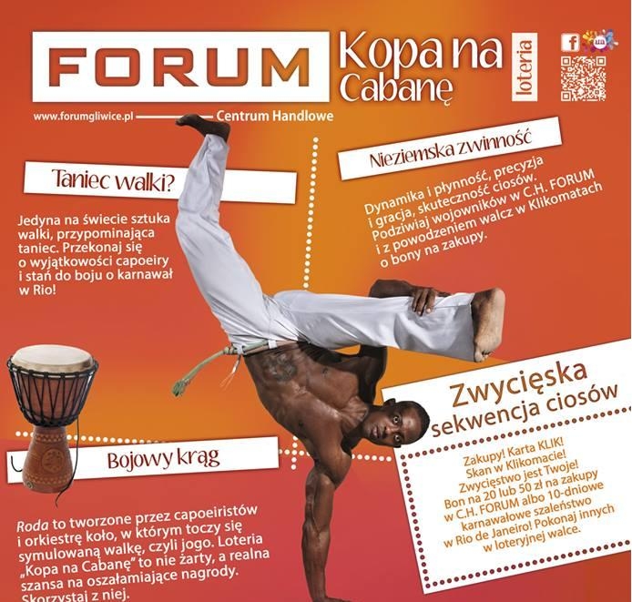 Tańcz i walcz. Capoeira w CH Forum
