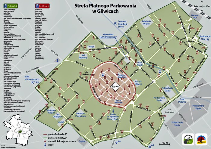 Strefy Płatnego Parkowania: mapa oraz wysokość opłat