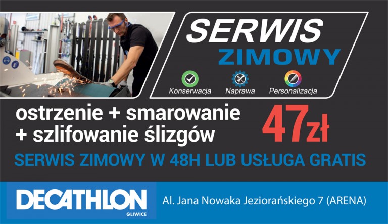 Sprzęt na zimę przygotowany? Decathlon zrobi to w 48 godzin… lub za darmo