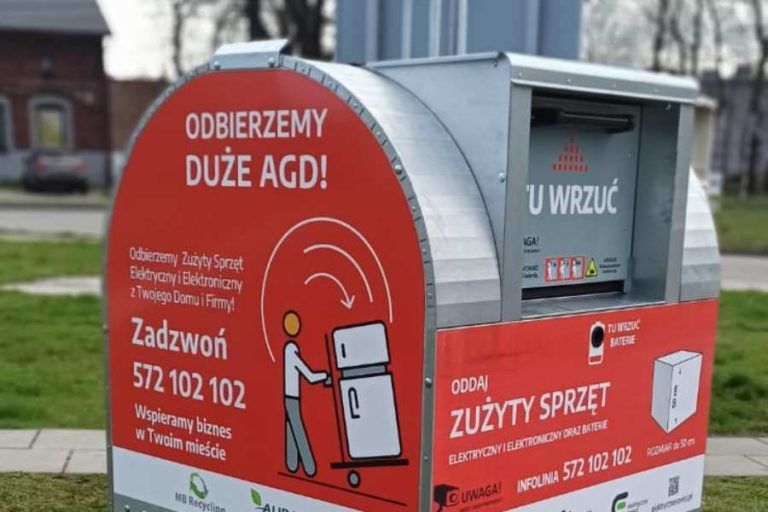 W Zabrzu stanęło 10 pojemników na zużyty sprzęt elektryczny